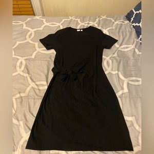Black T-shirt dress